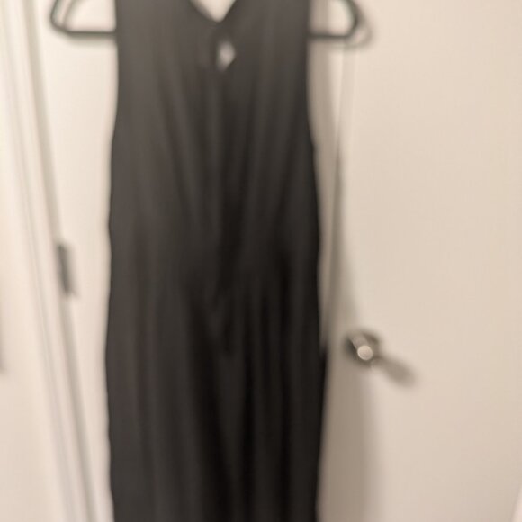 Kate Spade elegant black maxi dress, sleeveless, tie neck CO21 - Picture 4 of 5